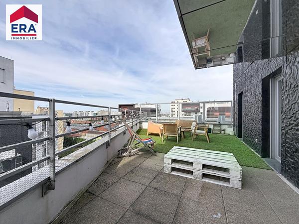 APPARTEMENT 2 PIECES 42m² + TERRASSE 36m²- PROCHE PARIS 13EME