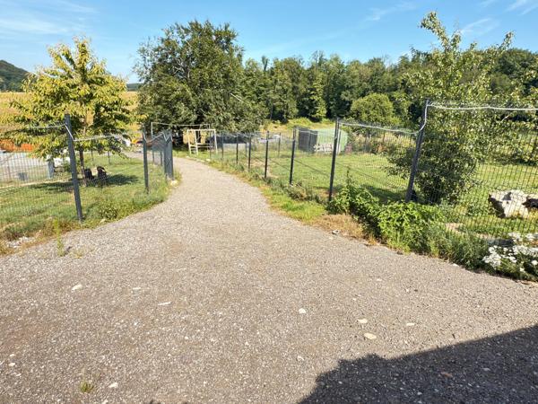 Maison de 90 m2 avec pension canine sur terrain de 2207 m2.