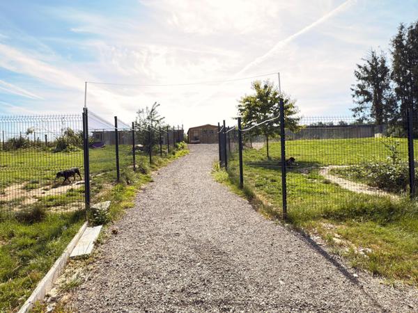 Maison de 90 m2 avec pension canine sur terrain de 2207 m2.