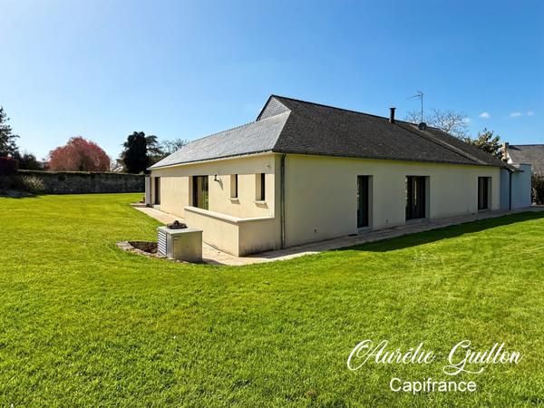 Maison d’architecte de plain-pied de 254 m² avec piscine intérieure et terrain de 3000 m² en plein cœur de Ploërmel