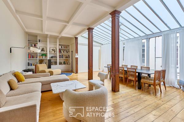 Loft en duplex avec verrières – Place des Victoires