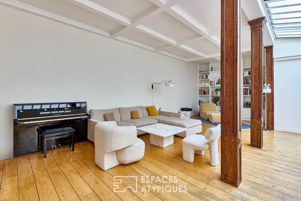 Loft en duplex avec verrières – Place des Victoires