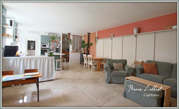 Maison à vendre 7 pièces, Puiseaux, 5 chambres, Plain Pied, Patio intérieur