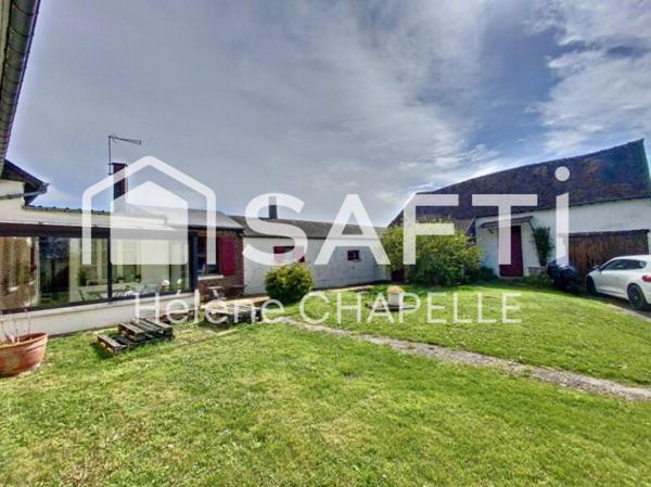 Longère vivable de plain pied - 4 chambres - dépendances