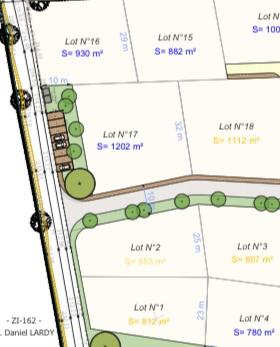 Terrain - 1202 m²