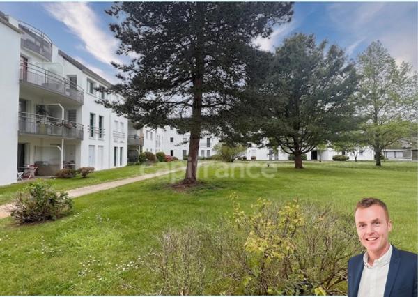 QUIMPER (29) - Appartement T3 de 72 m² habitable - Terrasse - Jardin - Garage privé.