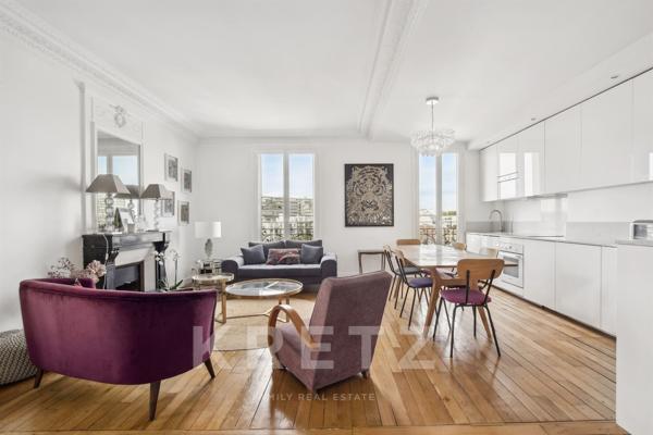 Appartement familial en dernier étage, plein sud