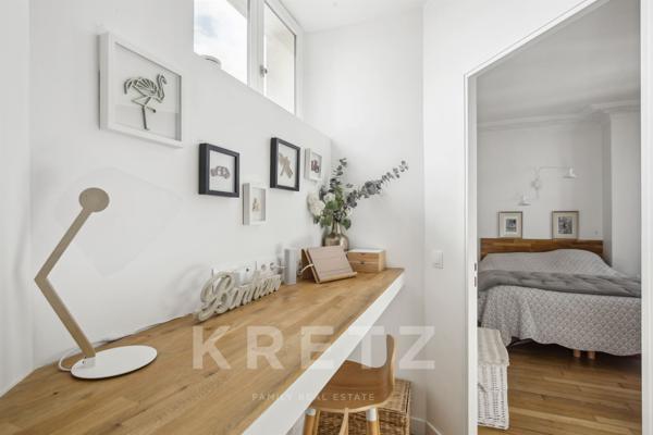 Appartement familial en dernier étage, plein sud