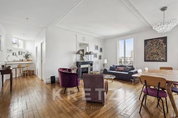 Appartement familial en dernier étage, plein sud