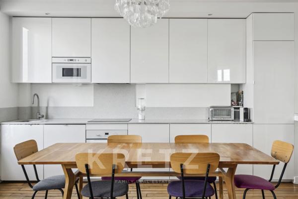 Appartement familial en dernier étage, plein sud