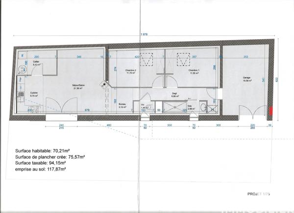 Maison à vendre 1 pièce 62,64 m² Doix lès Fontaines
