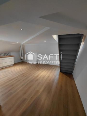 APPARTEMENT T2 DUPLEX RENOVE AVEC JARDIN ET PLACE DE PARKING