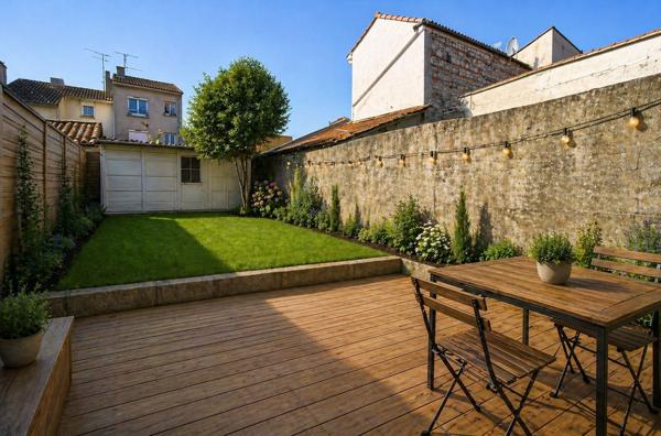 AGEN - Quartier Palissy - Maison de ville de 86m² habitables avec 2 chambres et jardin