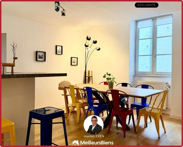 Appartement 94 m2 en duplex rénové au centre ville de Lons le Saunier