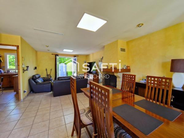 Plain-pied familial avec grande terrasse et sous-sol total à Magnanville !
