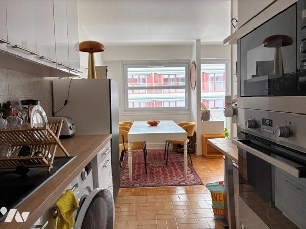 PARIS 17ᵉ – Quartier des Épinettes – Appartement 2 pièces de 57,70 m² avec balcon