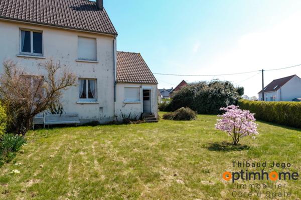 Maison à rénover avec beau potentiel, jardin sud-ouest – Marquise/Rinxent