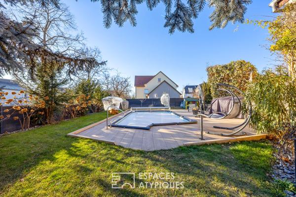 Maison d’architecte rénovée avec piscine au coeur des maraîchers