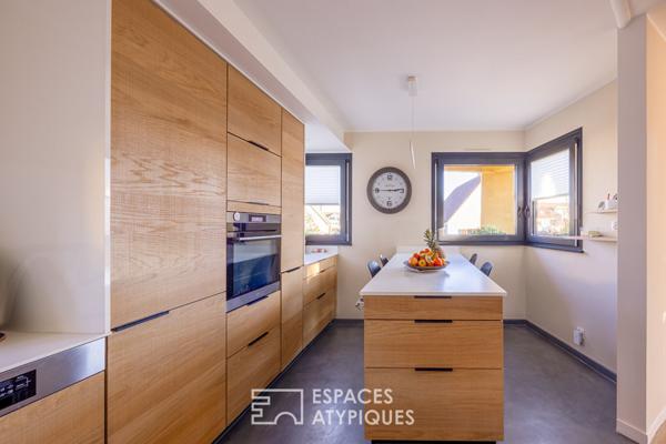 Maison d’architecte rénovée avec piscine au coeur des maraîchers