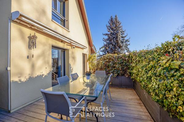 Maison d’architecte rénovée avec piscine au coeur des maraîchers