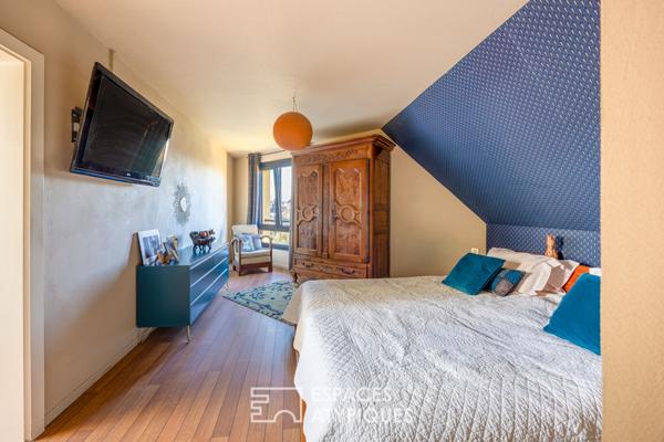 Maison d’architecte rénovée avec piscine au coeur des maraîchers