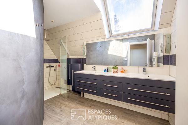 Maison d’architecte rénovée avec piscine au coeur des maraîchers