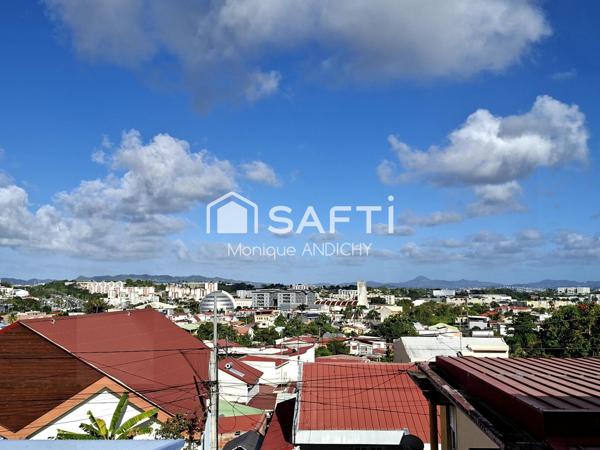 F4 avec potentiel, vue dégagée Fort-de-France