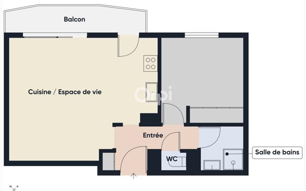 Appartement à vendre    2 pièces • 43 m2 Mandelieu-la-Napoule
