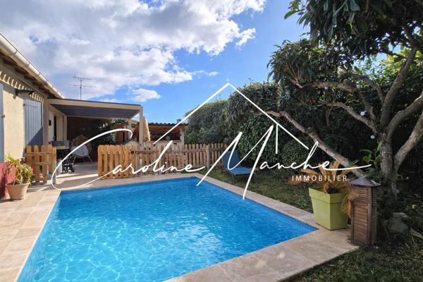 Maison T5 de plain-pied de 100m² - annexe, garage et piscine