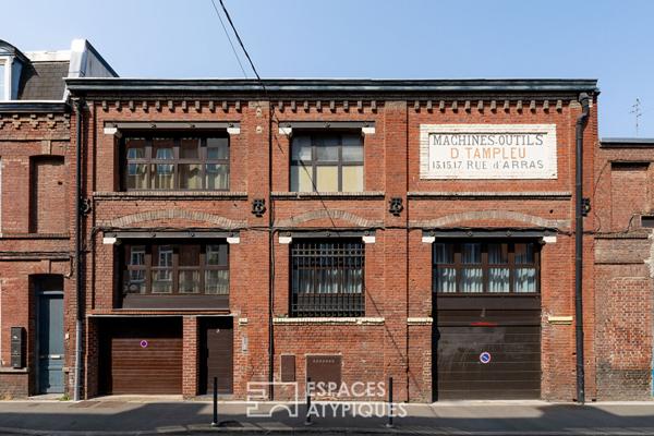 Appartement industriel dans une ancienne usine de machine outils.