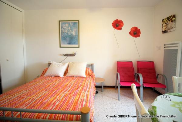 Balaruc-les-Bains (34540) T1 de 20,50 m2 + loggia 3.86 m2 au centre-ville de Balaruc-Les-Bains