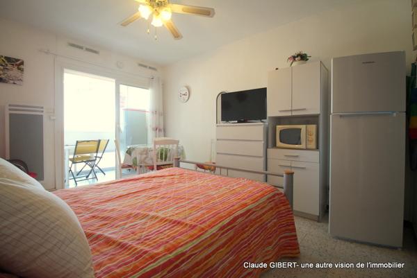 Balaruc-les-Bains (34540) T1 de 20,50 m2 + loggia 3.86 m2 au centre-ville de Balaruc-Les-Bains