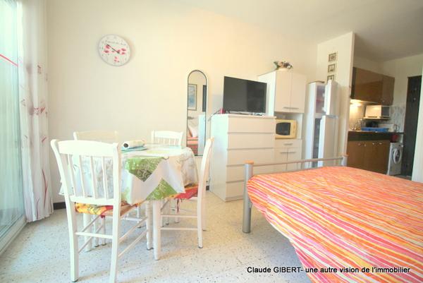 Balaruc-les-Bains (34540) T1 de 20,50 m2 + loggia 3.86 m2 au centre-ville de Balaruc-Les-Bains