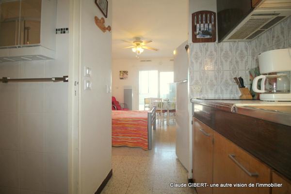 Balaruc-les-Bains (34540) T1 de 20,50 m2 + loggia 3.86 m2 au centre-ville de Balaruc-Les-Bains