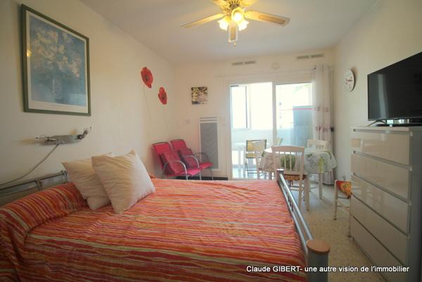 Balaruc-les-Bains (34540) T1 de 20,50 m2 + loggia 3.86 m2 au centre-ville de Balaruc-Les-Bains