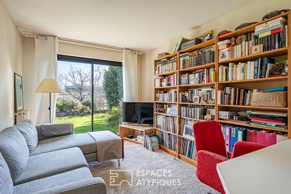 Maison d’architecte des années 70 avec une vue magnifique sur les bords de Seine