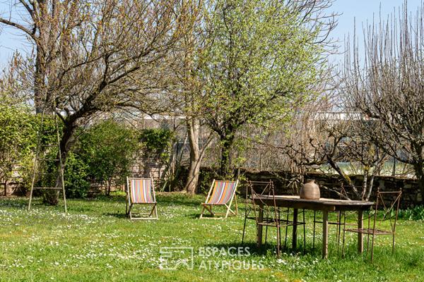 Maison d’architecte des années 70 avec une vue magnifique sur les bords de Seine
