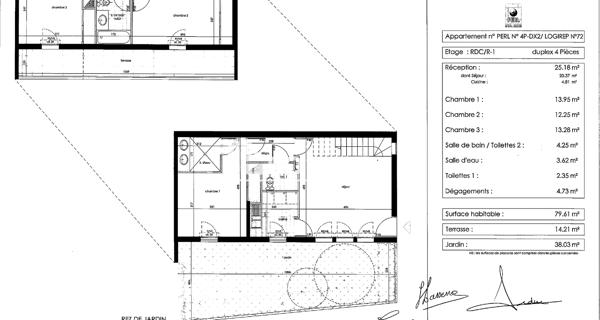 À vendre Appartement 4 pièces 79.61 m² - Saint-germain-en-laye 78100