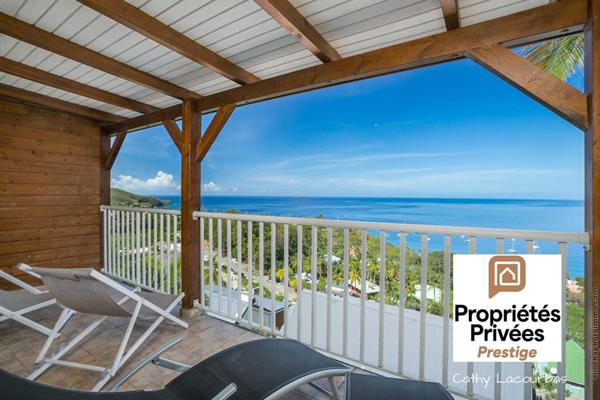 Superbe Appartement T3 Duplex ,vue mer exceptionnelle et piscine- Bouillante