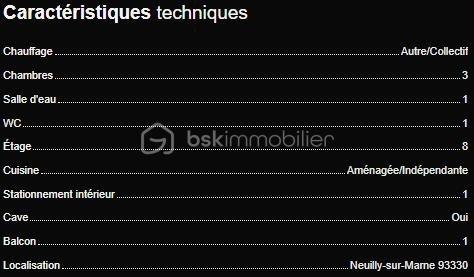 Appartement de 79 m²