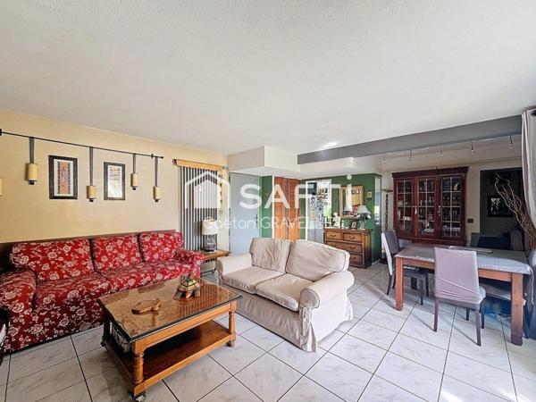 Appartement T4, 3 chambres et garage