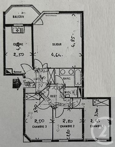 Appartement F4 à vendre  4 pièces - 75,06 m2 CRETEIL - 94