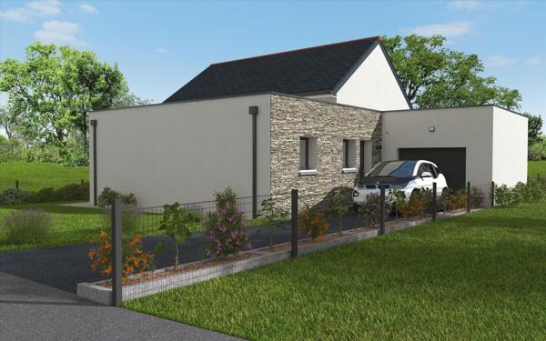 Terrain + Maison à vendre 4 pièces - 90 m²