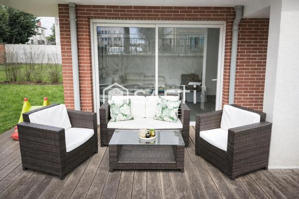 NEUILLY SUR MARNE 93330 Appartement maison de 80M2, T4, 3 chambres, jardin de 150m2, une terrasse de 17m2.