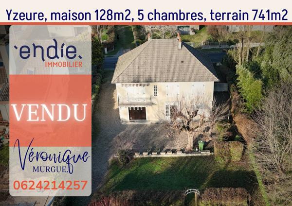 Maison inviduelle 5 chambres, jardin clos, Endie immobilier, Véronique Murgue