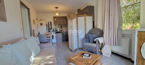 Appartement 2 pièces en rez de jardin à Fréjus.