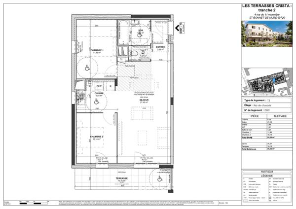 Appartement contemporain avec terrasse et jardin