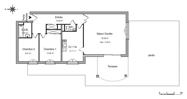 Location Appartement 3 pièces 85.64 m² - Lomme 59160