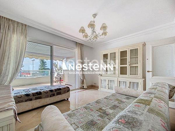 STUDIO - 26m2 - VUE MER - TERRASSE - BOX FERME - PISCINE - GARDIEN