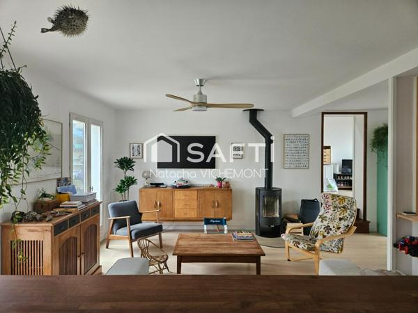 Maison familiale entièrement rénovée à deux pas du centre bourg et de la mer